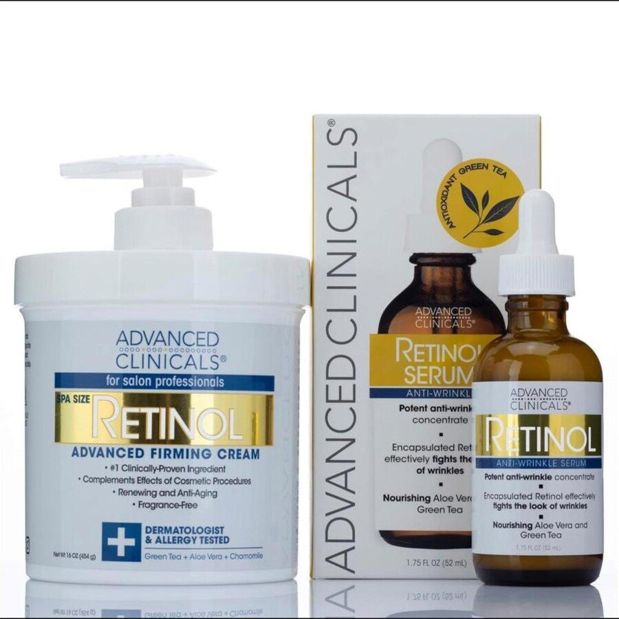 Advanced Clinicals Crema + Siero Retinolo