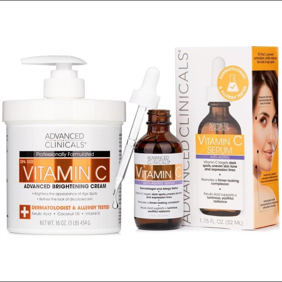 Advanced Clinicals Crema + Siero Vitamina C