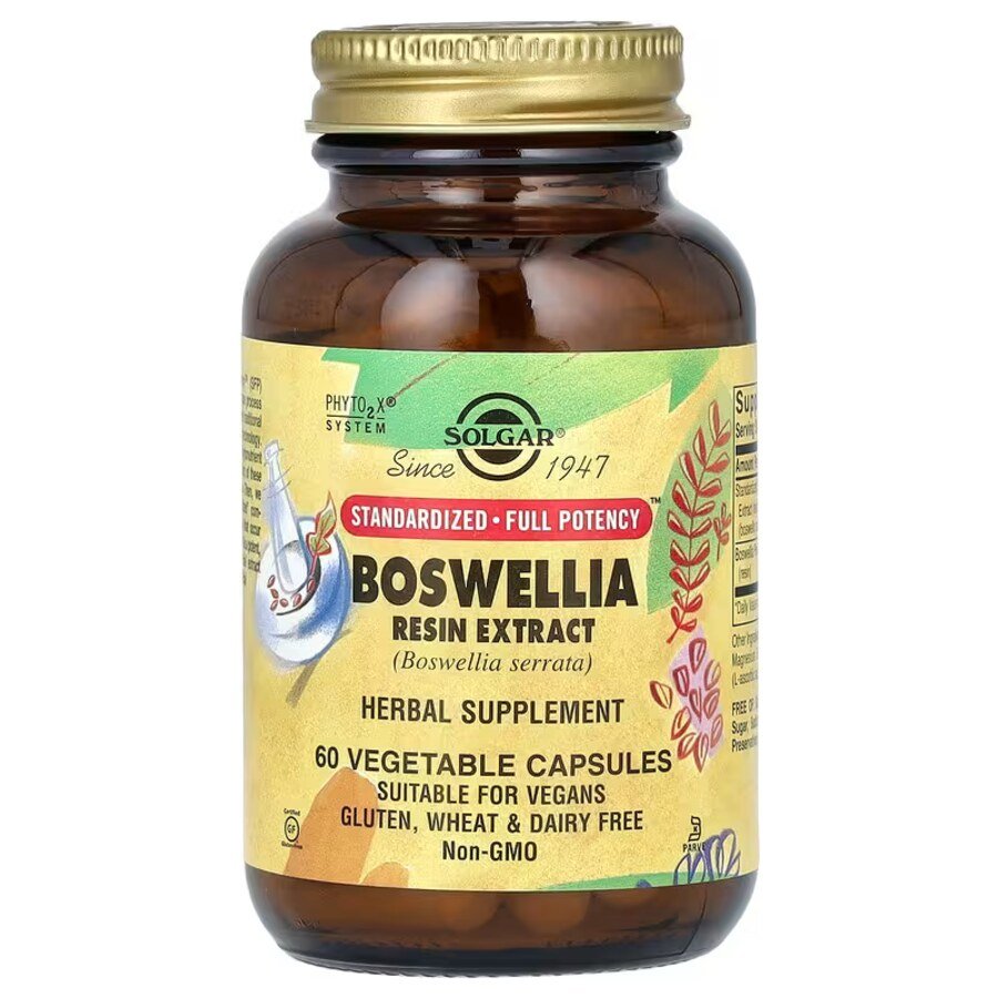 Solgar Estratto di resina di boswellia, 60 capsule