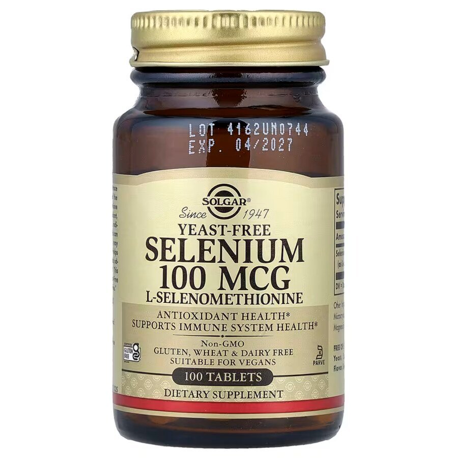 Solgar Selenio 100 mcg, 100 compresse